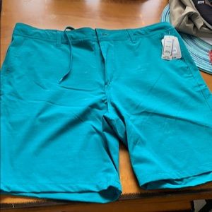 Teal wet/dry shorts